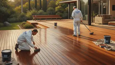 Birmingham, AL deck painting service protecting outdoor wood from humidity, rain, and sun