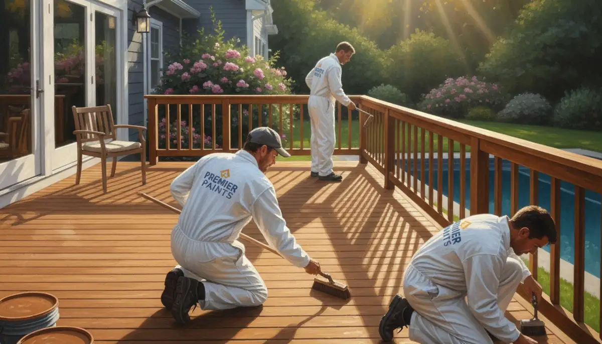 Deck staining service in Birmingham, AL for durable protection against sun, heat, and humidity