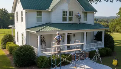 Painting contractors in Birmingham, AL providing professional interior and exterior house painting services