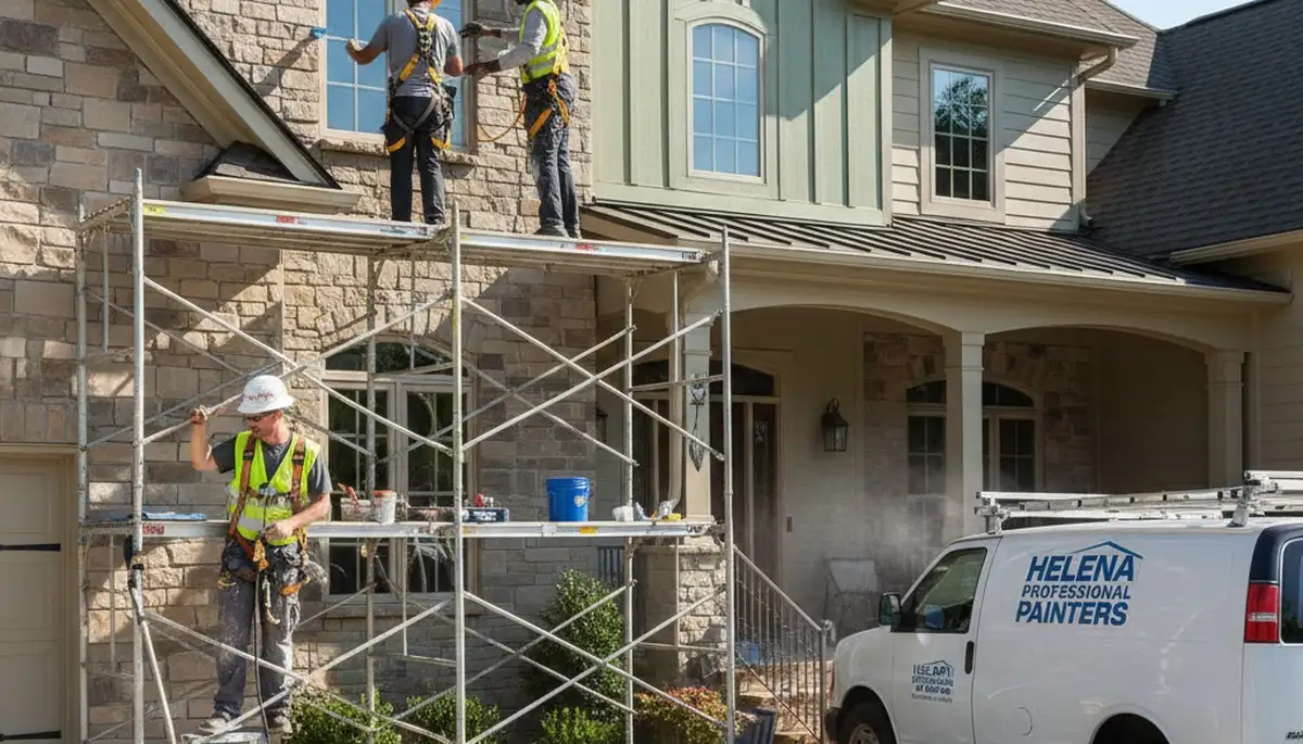 Painting crew serving Birmingham, AL for professional interior and exterior house painting services