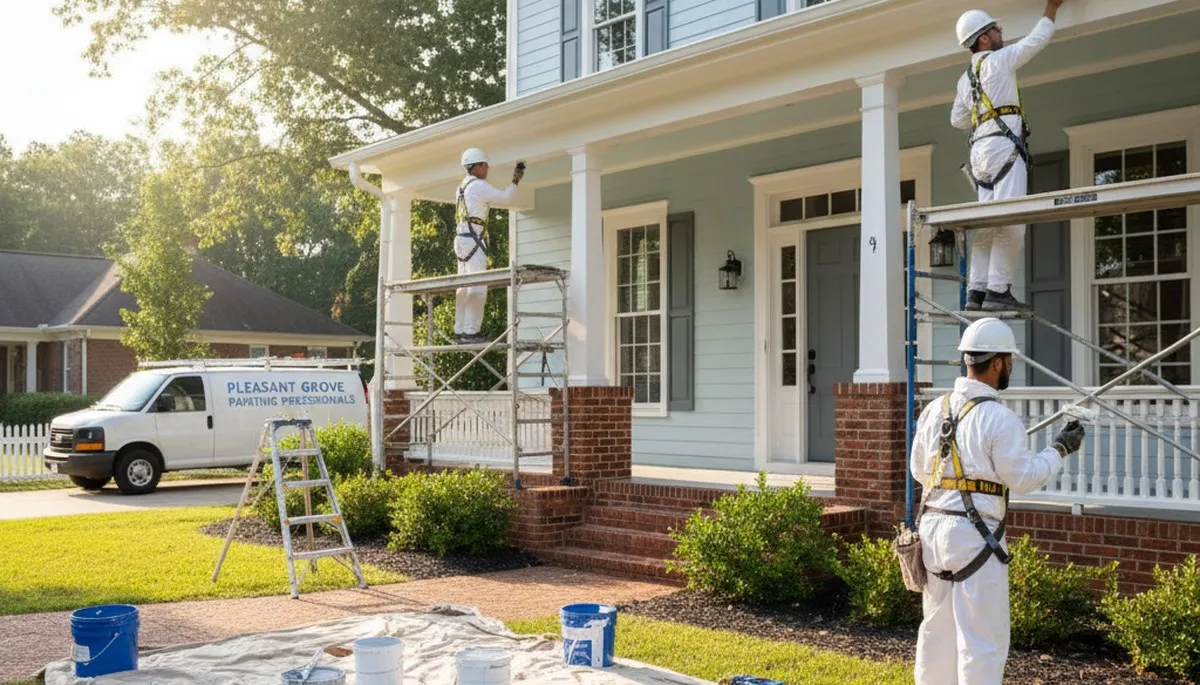 Painter crew providing professional painting services in Birmingham, AL for homes and businesses