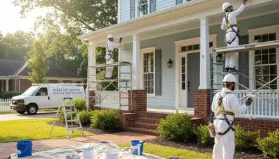 Painter crew providing professional painting services in Birmingham, AL for homes and businesses