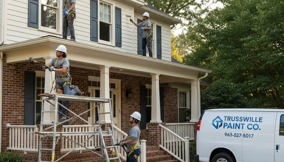 Painting contractor in Birmingham, AL providing professional interior and exterior house painting services