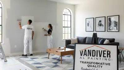 Painting contractor in Birmingham, AL providing professional interior and exterior house painting services